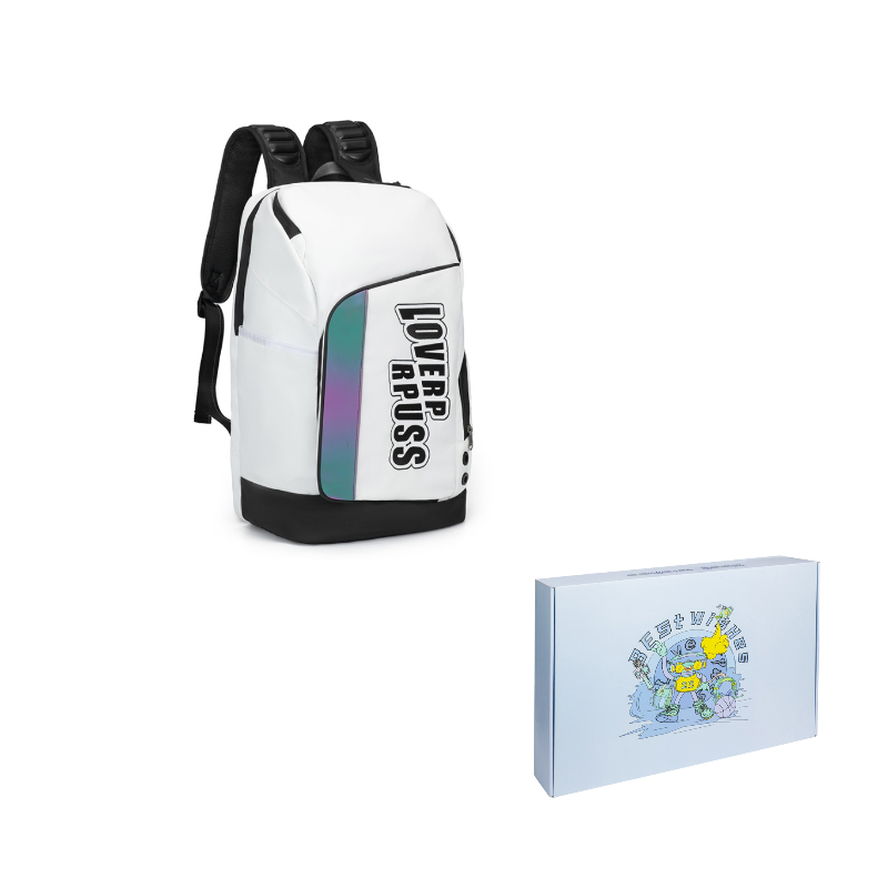 Рюкзак унисекс LOVERPUSS lp6127 белый, черный