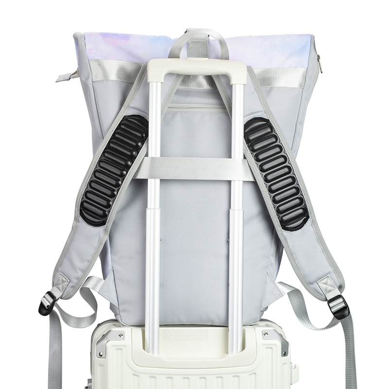 Рюкзак унисекс LOVERPUSS lp6127 голографический серый