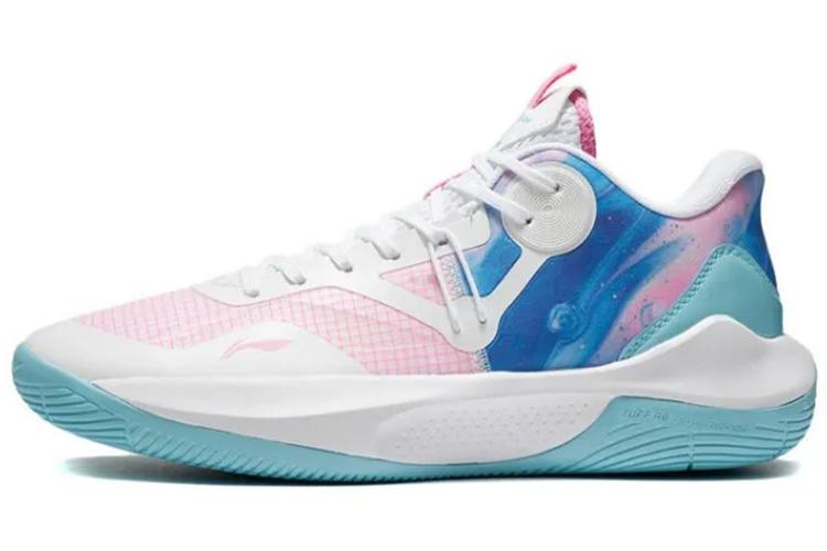 Кроссовки мужские LiNing Sonic 9 Team белые/розовые