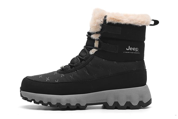 Снежные ботинки унисекс Jeep Short черные, 36 EU
