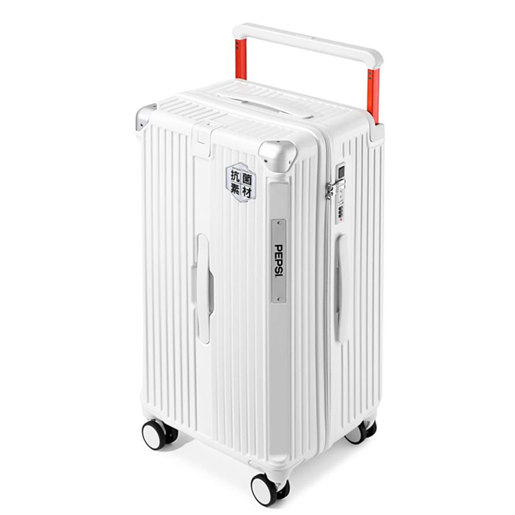 Комплект чемоданов унисекс Pepsi PS319 черно-белый, 20 Inches with Slight Expansion ≈ Regular 22 Inches (Carry-on) EU