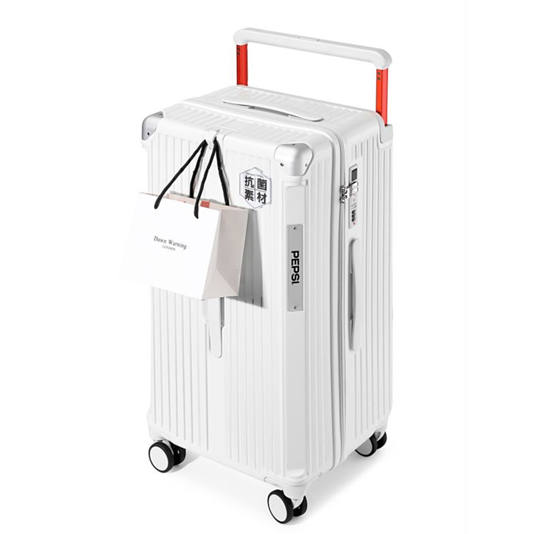 Комплект чемоданов унисекс Pepsi PS319 черно-белый, 20 Inches with Slight Expansion ≈ Regular 22 Inches (Carry-on) EU