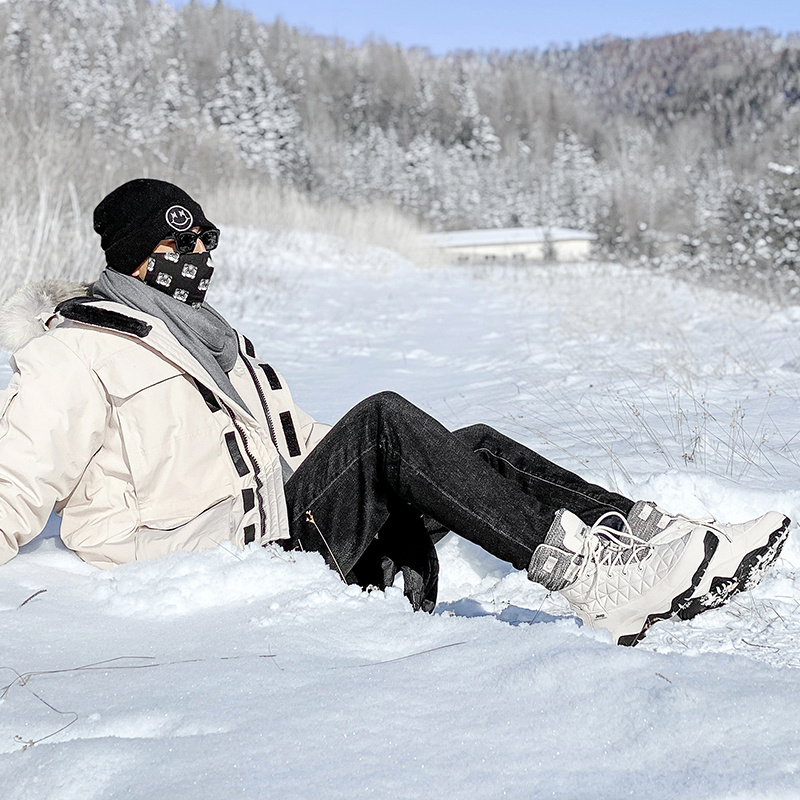 Сноубутсы унисекс Jeep Short Snow Boots белые, 37 EU