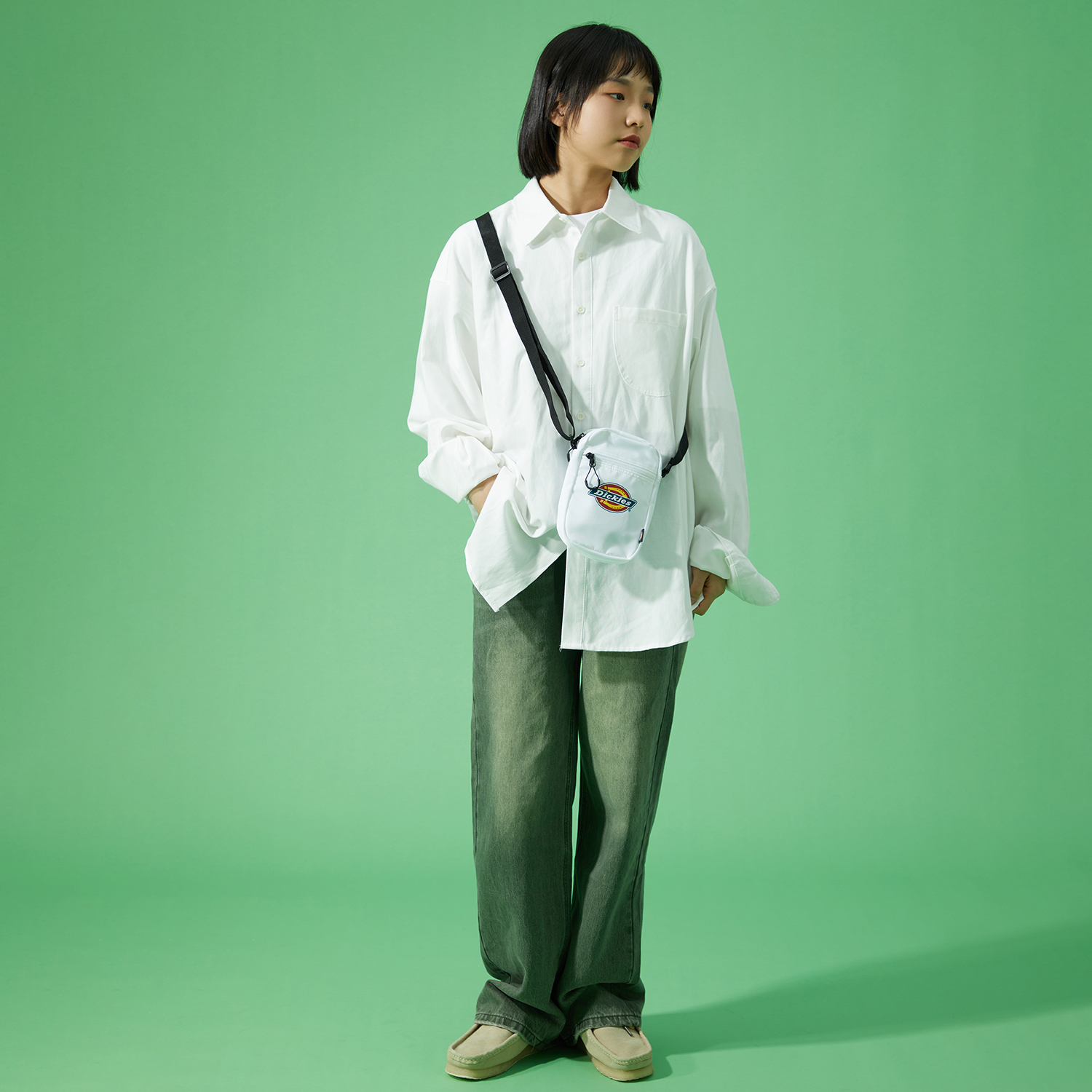 Сумка мужская Dickies 204023 белая