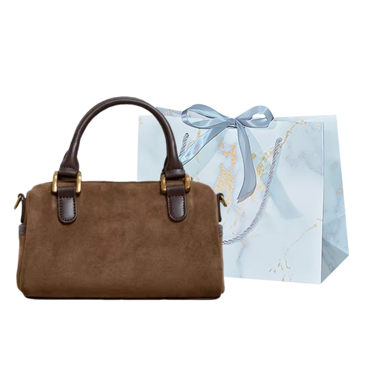 Сумка женская ZUONU Pillow Bag Boston, cocoa coffee