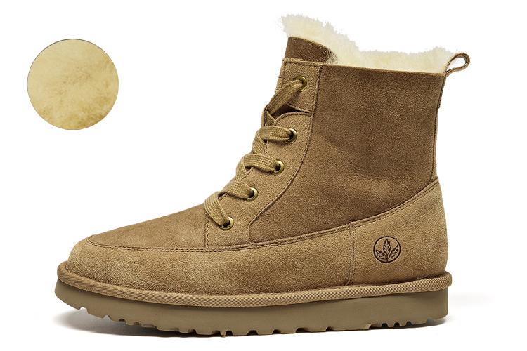 Зимние ботинки мужские LEAVELAND E3160 коричневые, 43 EU