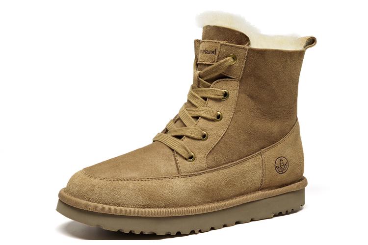 Зимние ботинки мужские LEAVELAND E3160 коричневые, 43 EU