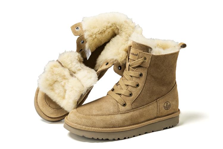 Зимние ботинки мужские LEAVELAND E3160 коричневые, 43 EU