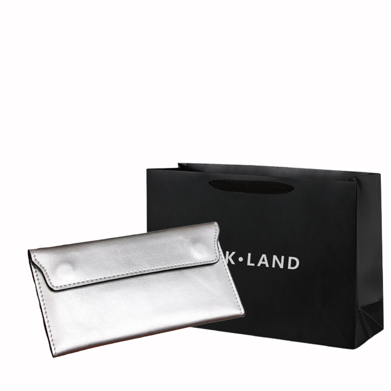 Кошелек женский PINK·LAND PK516, серебристый