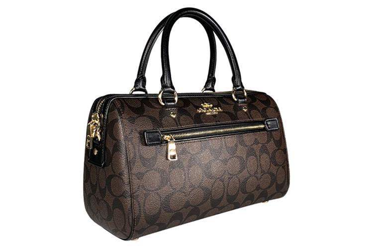 Сумка женская COACH Rowan Boston Bag темно-коричневая