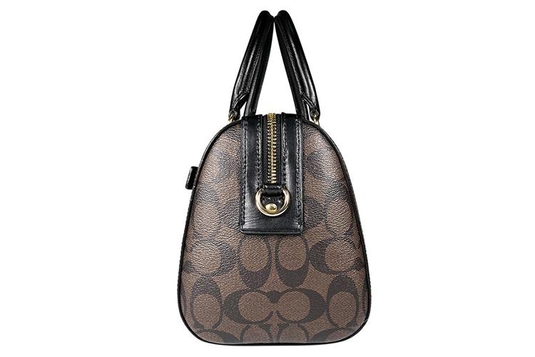 Сумка женская COACH Rowan Boston Bag темно-коричневая