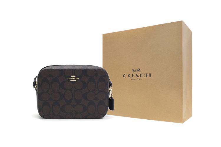 Сумка женская COACH Camera Bag 91677-IMAA8 темно-коричневая