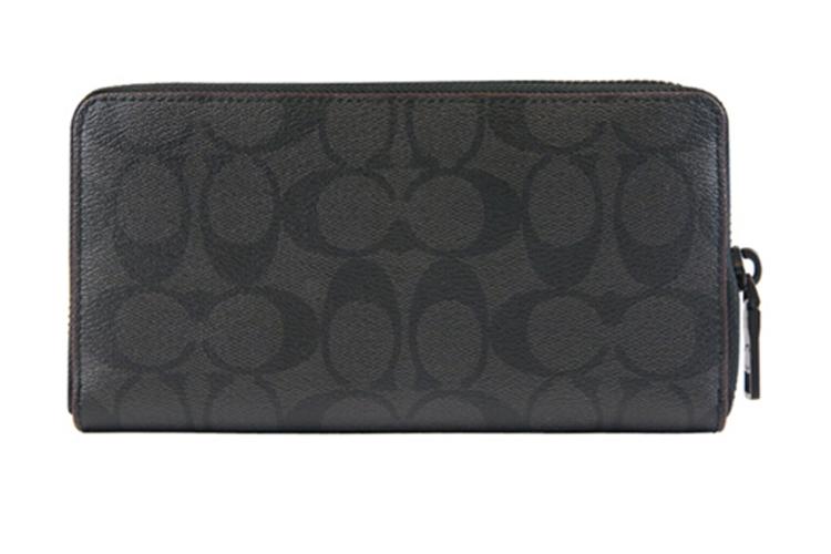 Сумка мужская COACH Accordion Wallet серый черный