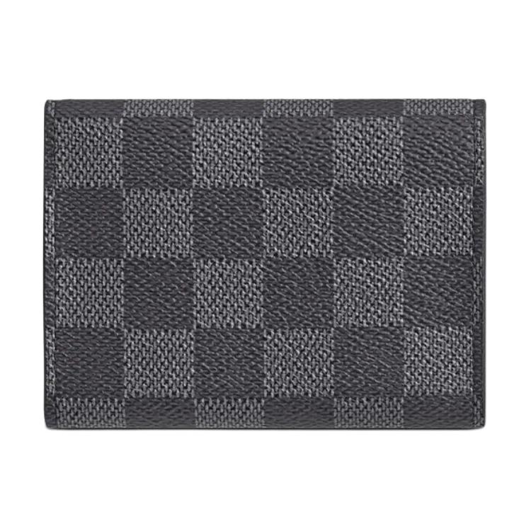 Визитница мужская LOUIS VUITTON Enveloppe Carte De Visite N63338, damier graphite