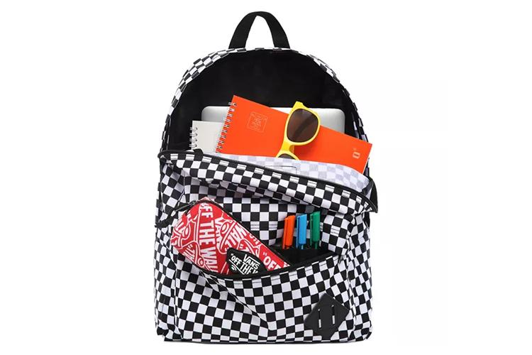 Рюкзак унисекс Vans VN0A3I6RHU0 черный и белый