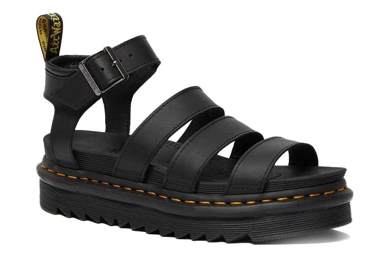 Сандалии женские Dr. Martens Blaire Hydro Leather Strap Sandal черные, 38 EU