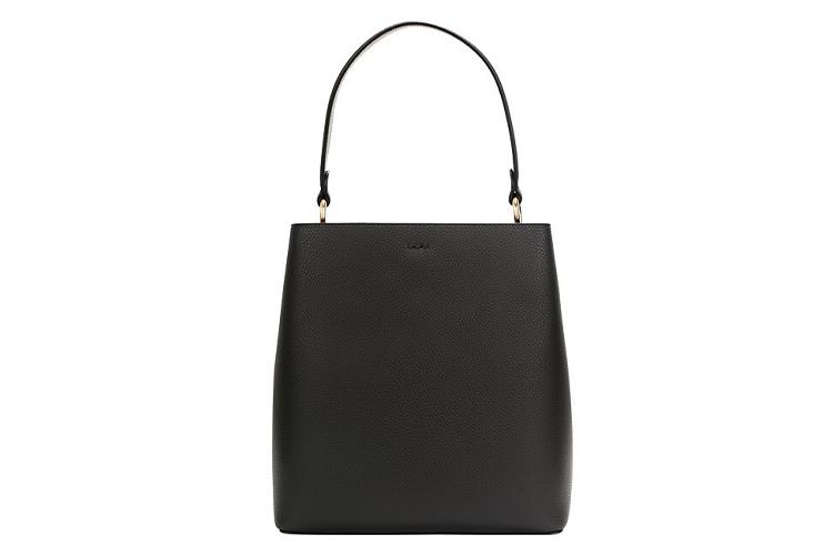 Женская сумка COACH Town Pebbled Leather Bucket Bag черная, Basic Set (Bag+Dust Bag) EU