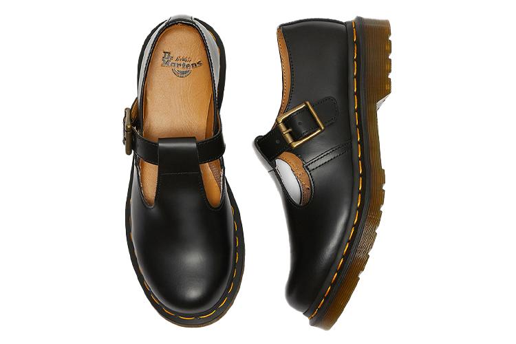 Туфли женские Dr. Martens Polley Smooth Leather черные, 36 EU