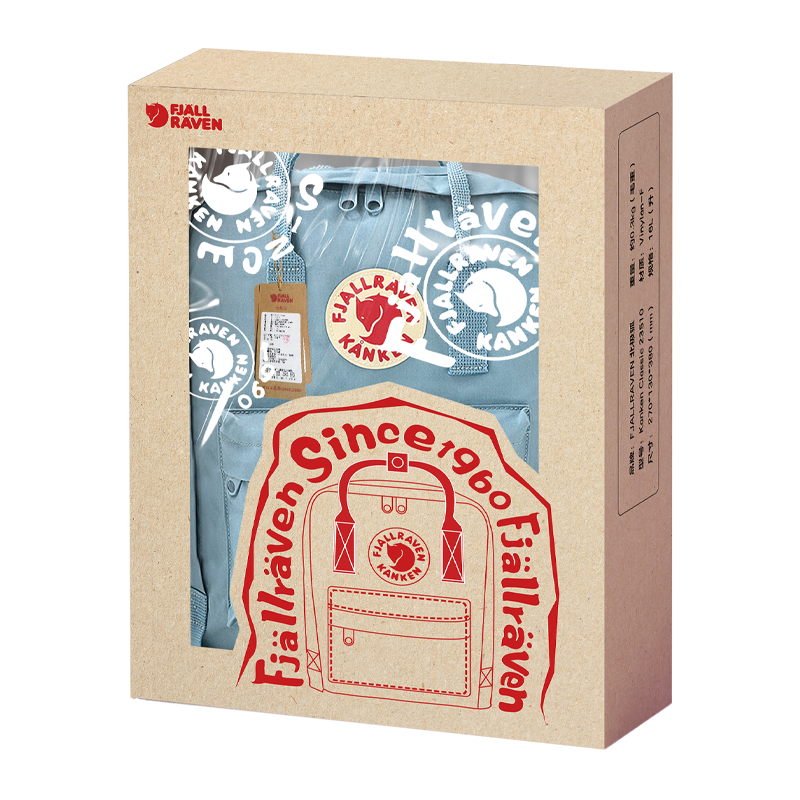 Рюкзак унисекс Fjallraven Kanken 16L небесно-голубой