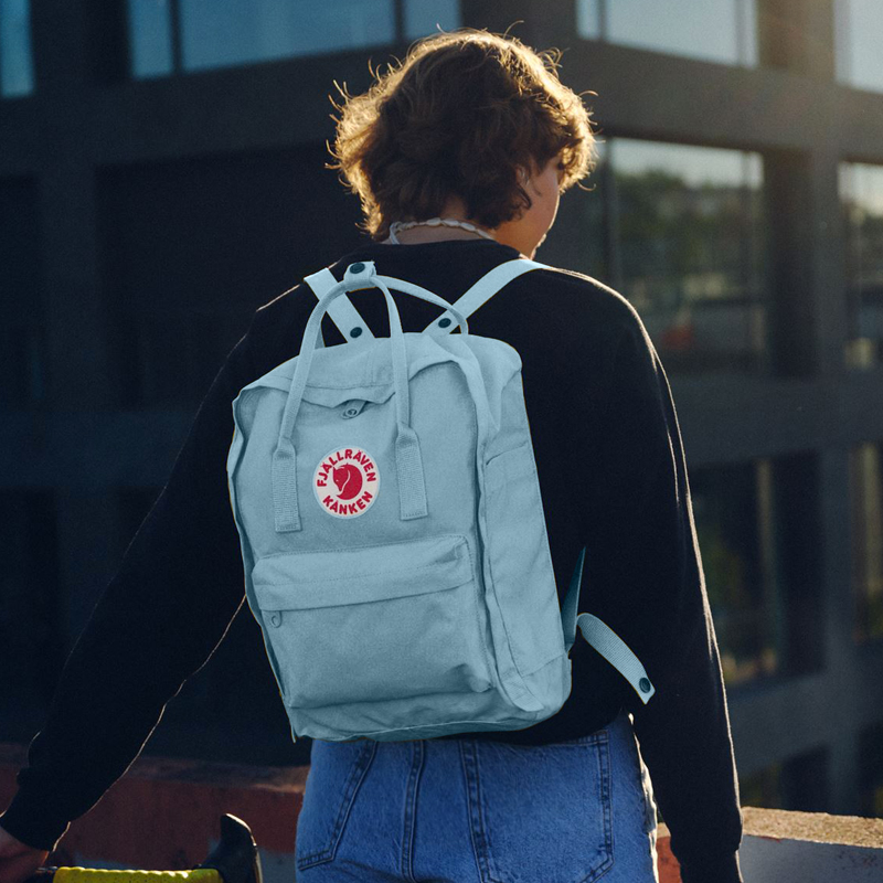 Рюкзак унисекс Fjallraven Kanken 16L небесно-голубой