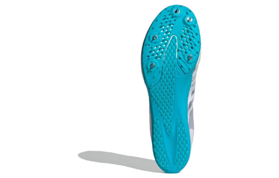 Футбольные бутсы Adidas Adizero Ambition White Grey Wonder Blue, 42 2/3 EU