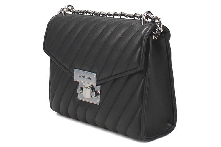 Сумка женская MICHAEL KORS Rose черная, среднего размера