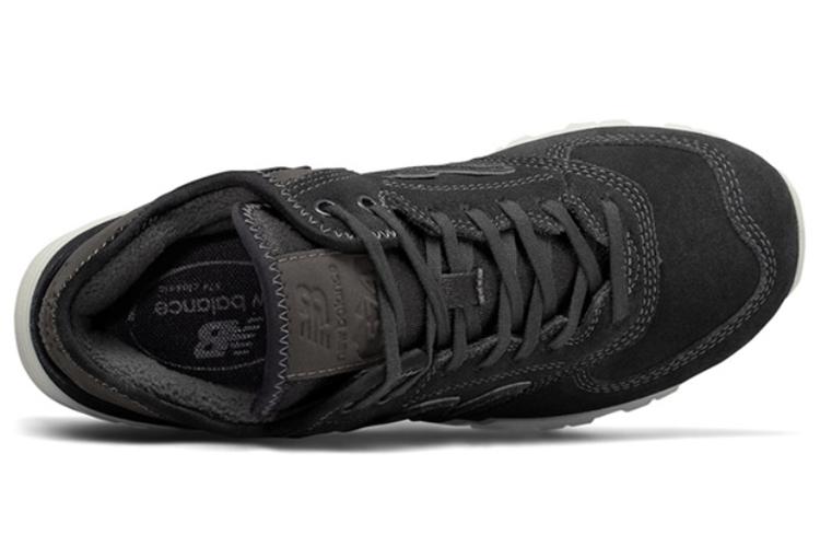 Кроссовки женские New Balance 574H черные/серые, 37 EU