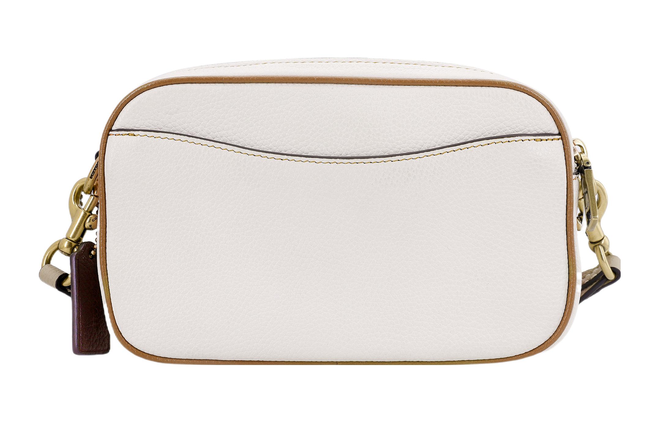 Сумка женская COACH Willow Leather Camera Bag белая