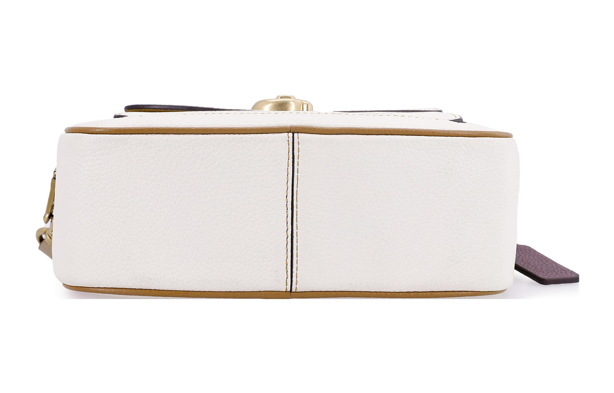 Сумка женская COACH Willow Leather Camera Bag белая