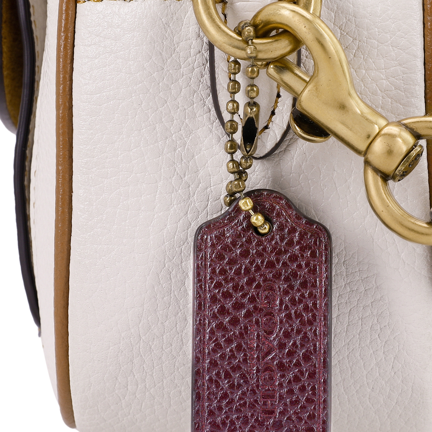 Сумка женская COACH Willow Leather Camera Bag белая