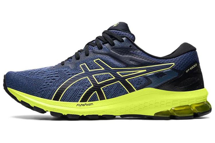 Кроссовки мужские ASICS GT 1000 10 циан голубой желтый, 43.5 EU