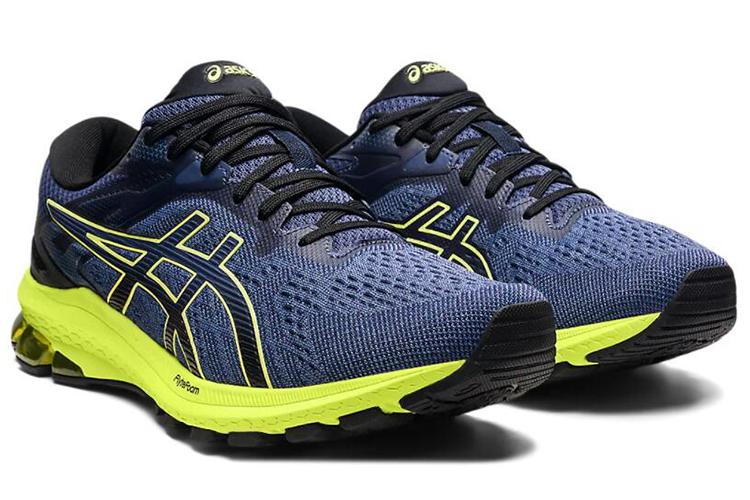 Кроссовки мужские ASICS GT 1000 10 циан голубой желтый, 43.5 EU