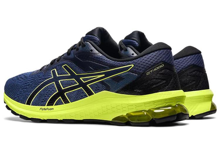 Кроссовки мужские ASICS GT 1000 10 циан голубой желтый, 43.5 EU