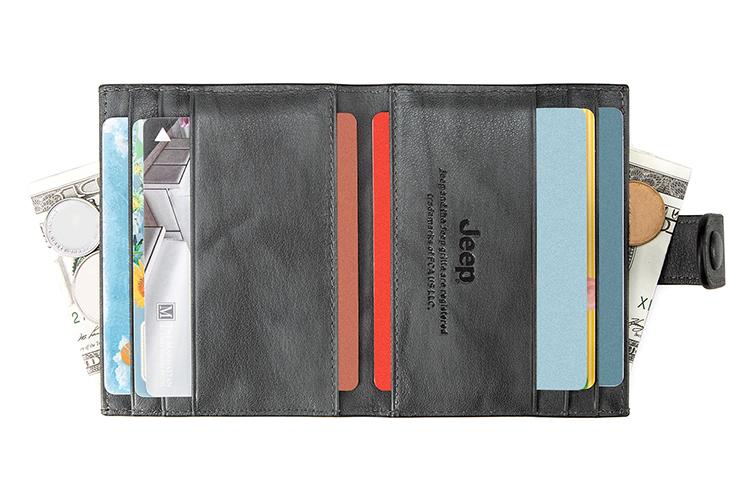 Визитница мужская Jeep 920040460 светло-серая