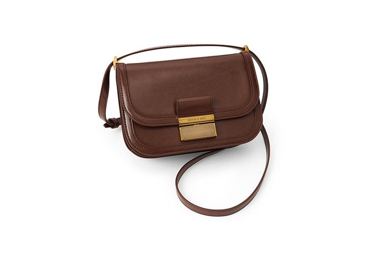 Сумка женская CHARLES&KEITH CK2-80781400 многоцветная, dark brown dark coffee