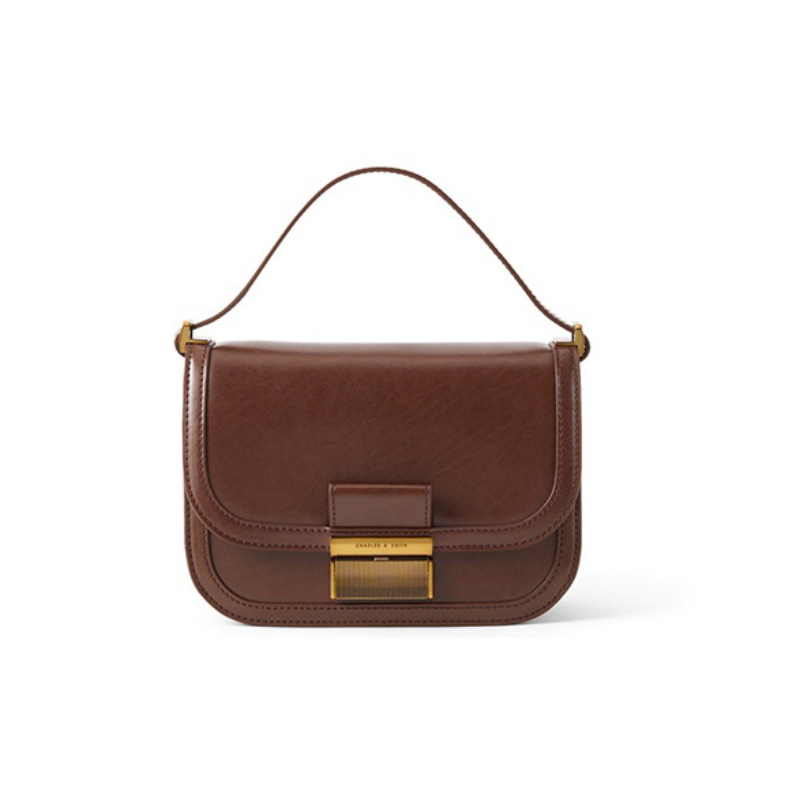 Сумка женская CHARLES&KEITH CK2-80781400 многоцветная, dark brown dark coffee