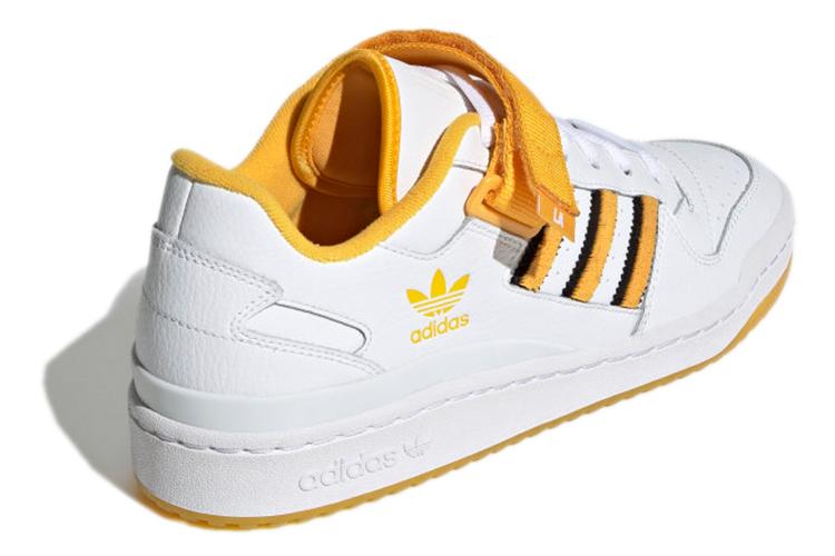 Кроссовки унисекс Adidas Forum Low Los Angeles белые-желтые, 43 1/3 EU