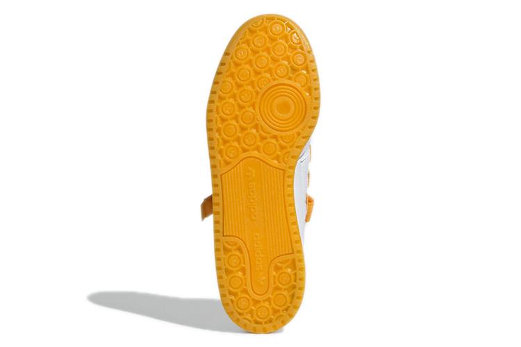 Кроссовки унисекс Adidas Forum Low Los Angeles белые-желтые, 43 1/3 EU