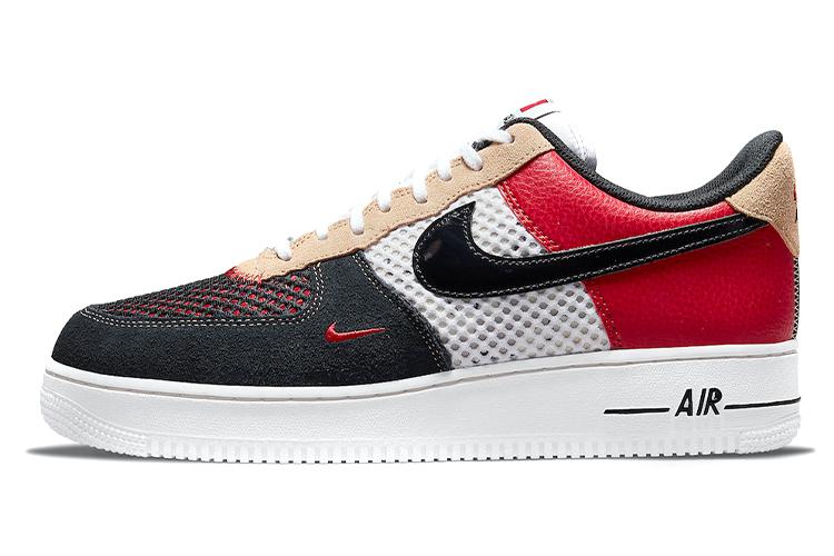 Кроссовки унисекс Nike Air Force 1 Low '07 LV8 gym red black, 40 EU