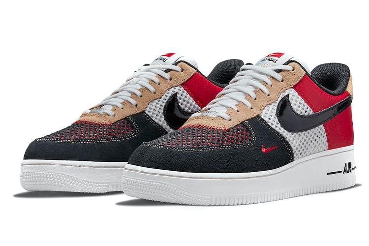 Кроссовки унисекс Nike Air Force 1 Low '07 LV8 gym red black, 40 EU