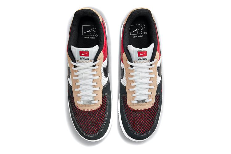 Кроссовки унисекс Nike Air Force 1 Low '07 LV8 gym red black, 40 EU