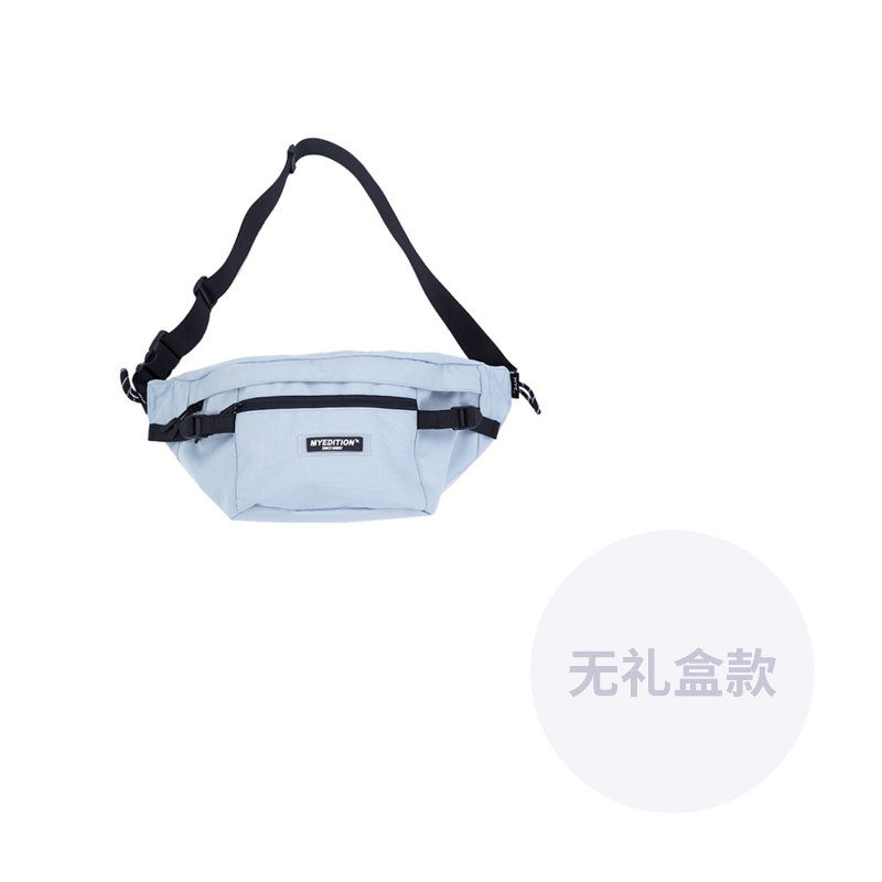 Сумка унисекс MYEDITION M20646-S серо-голубая, Small EU