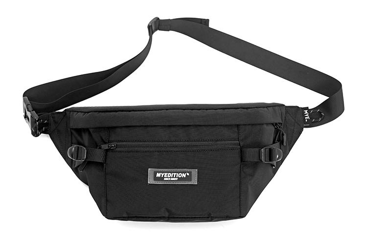 Сумка унисекс MYEDITION M20646-S серо-голубая, Small EU