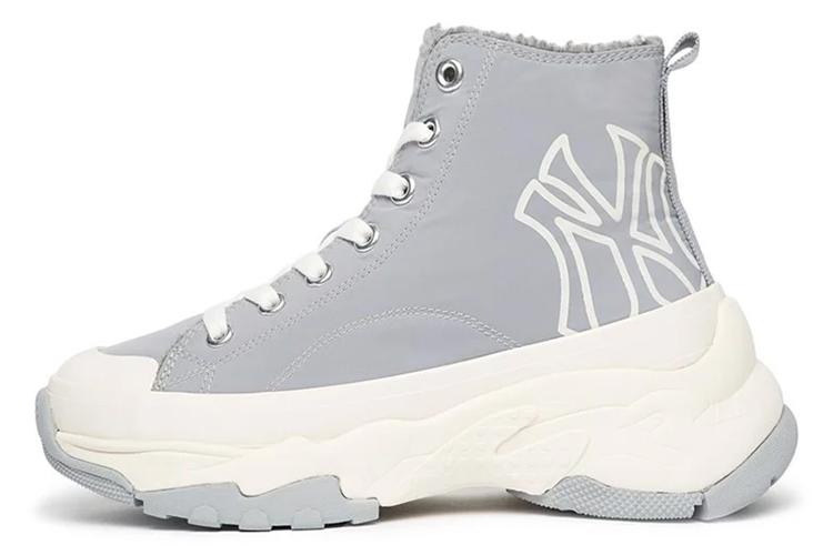 Кеды унисекс MLB Chunky High серые, 42 EU