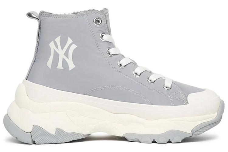 Кеды унисекс MLB Chunky High серые, 42 EU