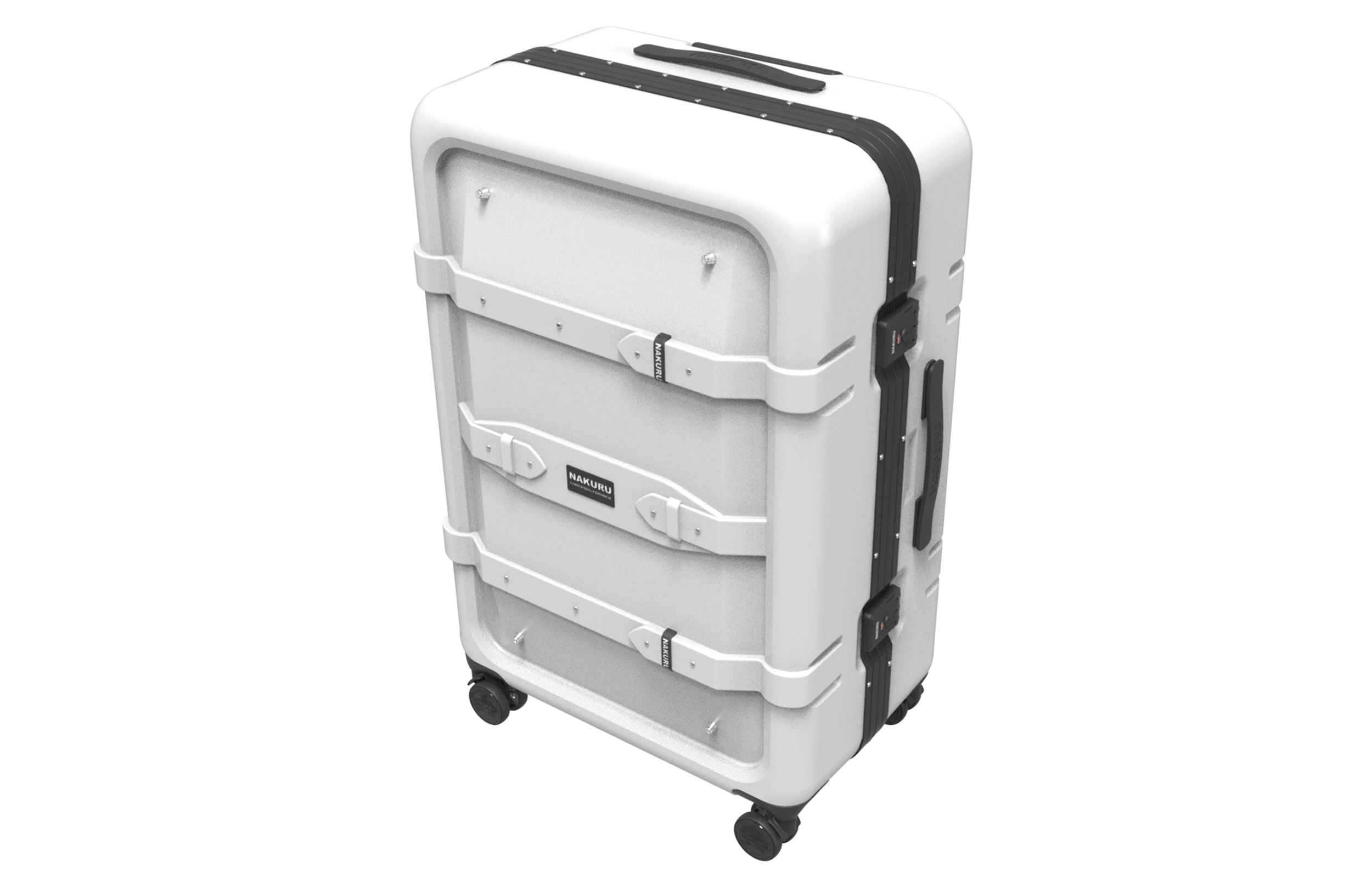 Чемодан унисекс NAKURU YWD-2141 черный, 20 Inch