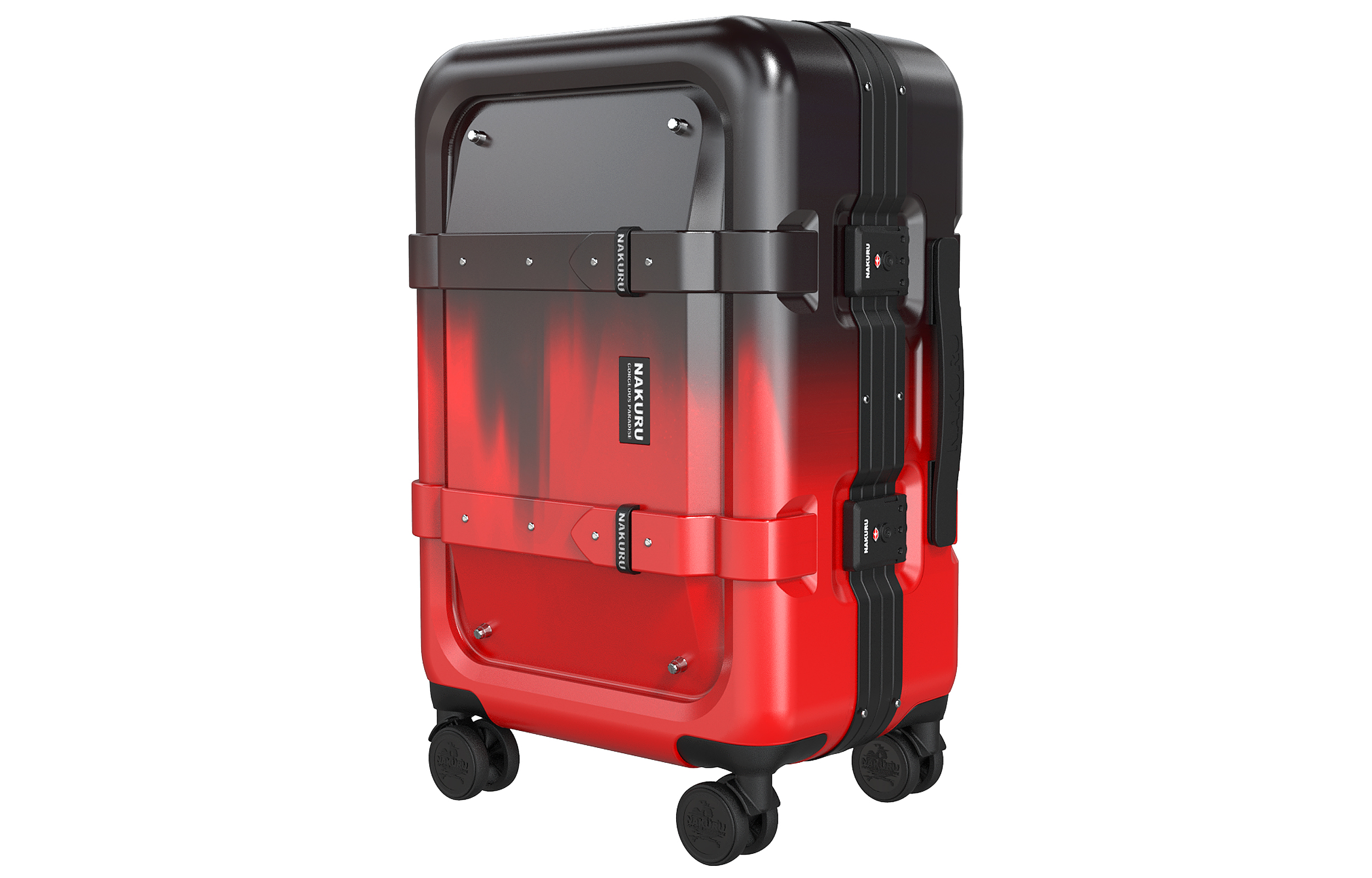 Чемодан унисекс NAKURU YWD-2141 черный