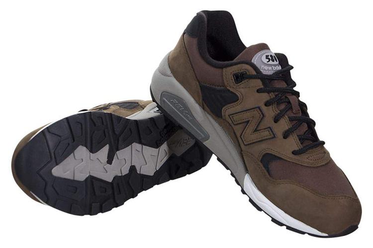 Кроссовки мужские New Balance 580 Elite коричневые, 44.5 EU