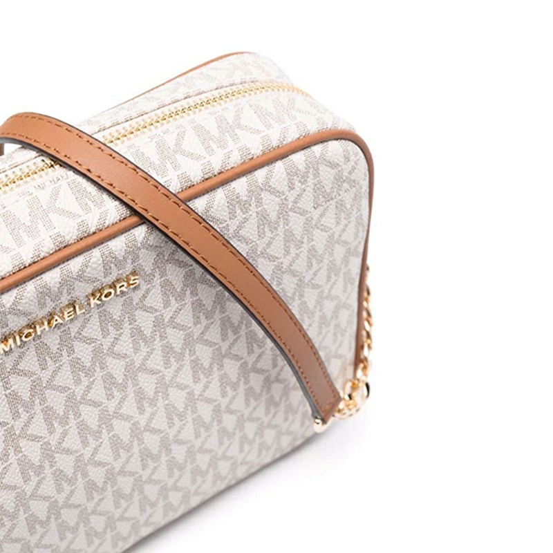 Кроссбоди-сумка женская MICHAEL KORS Jet Set Canvas, vanilla