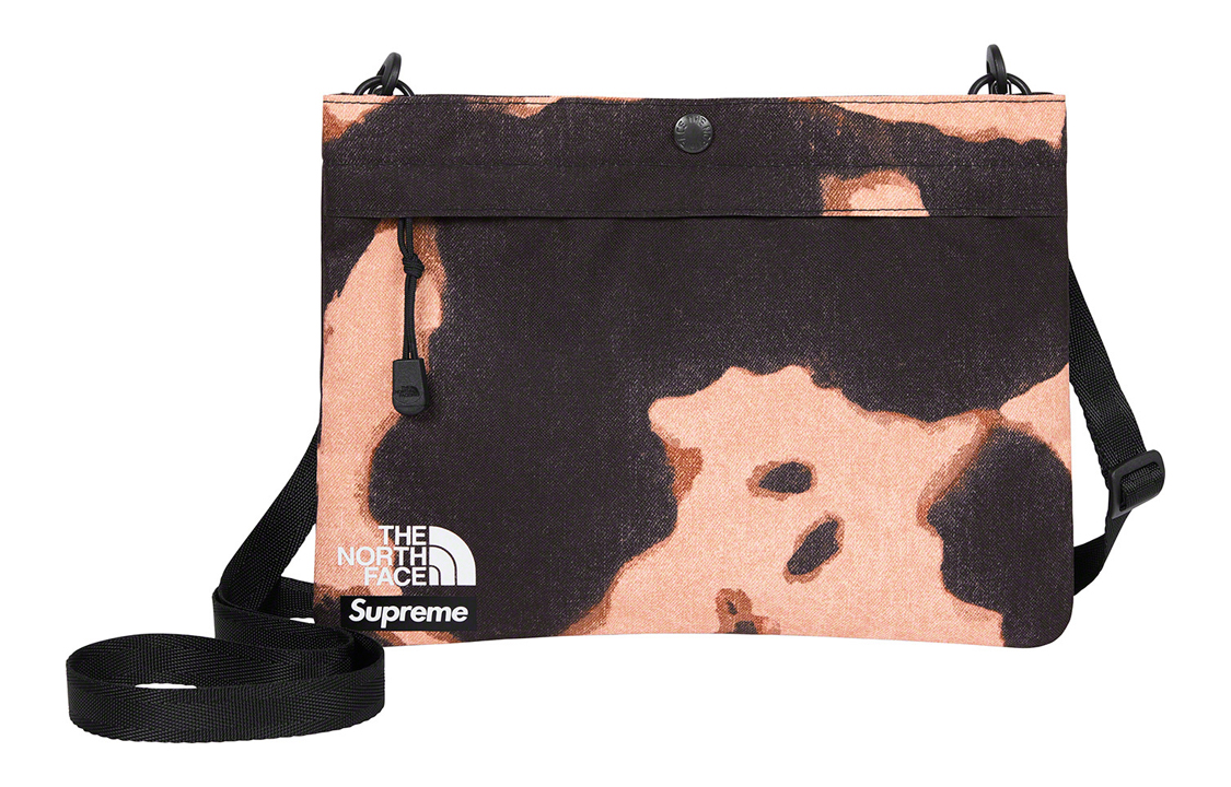 Сумка унисекс Supreme × The North Face Collaboration коричневая и синяя